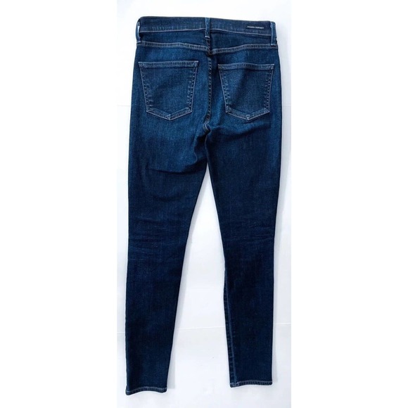 Citizens of Humanity Rocket High Rise Skinny Jeans in Indigo Dark Wash 28 - Picture 3 of 5